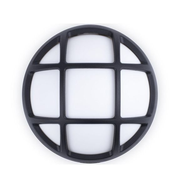 Smartwares Luce Led Per Esterni Da Parete E Soffitto Rotonda Ø17Cm Nero IP44 3,7W 120Lm Bianco Caldo 3000K-image