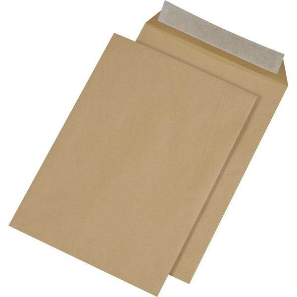 Mayer-Network 30005454 Buste Riciclate - C4, Senza Finestra, Adesive, 110 G/Mq, Marrone, 250 Pezzi-image