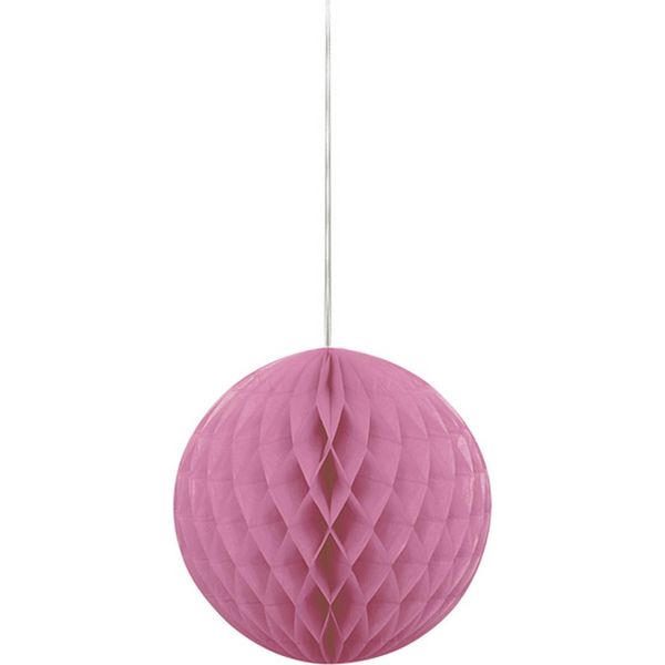 Lanterna Di Carta Rotonda Unique Party SG5382 (20 Cm) (Rosa Scuro)-image