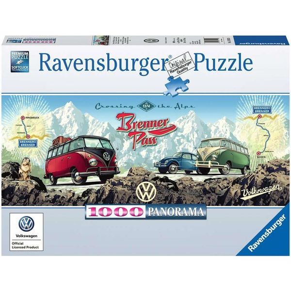 Oltre Il Brennero Con Il Vw Bulli Ravensburger 15102-image
