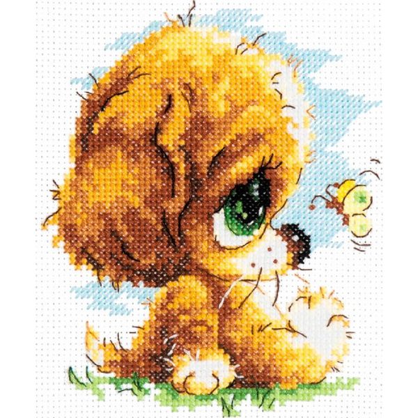 Magic Needle Zweigart Edition Kit Punto Croce "Sweet"", Contato, Fai Da Te, 12X14Cm"-image