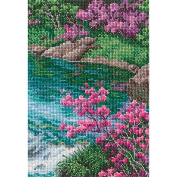 Set Di Punti Croce Rto "In The Moment, Flowers"", Schema A Punto Croce, 13X19Cm"-image