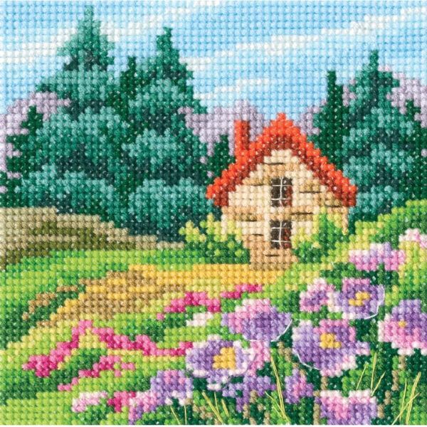 Rto Kit Punto Croce "Summer Colors V"", Contato, Fai Da Te, 11X11Cm"-image