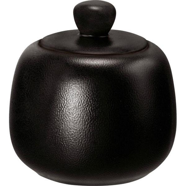 Seltmann Weiden Zuckerdose Liberty Velvet Black, Porzellan, Schwarz, 260 Ml, 001.764287-image