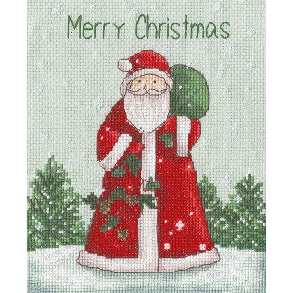 Confezione Da Ricamo A Punto Croce Bothy Threads "St. Nick"", Schema Contato, XX21, 15X18Cm"-image
