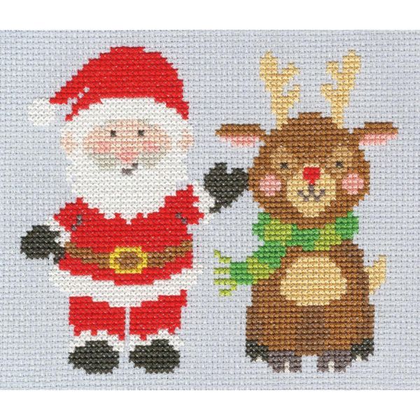 Confezione Da Ricamo A Punto Croce Bothy Threads "Happy - Friends"", Schema Per Il Conteggio, JUMP6, 14X12Cm"-image