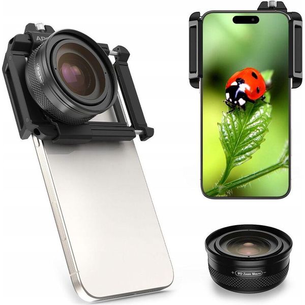 Obiettivo Apexel Super Macro Hd Zoom 10-20X Per Smartphone / APL-ZM100-image