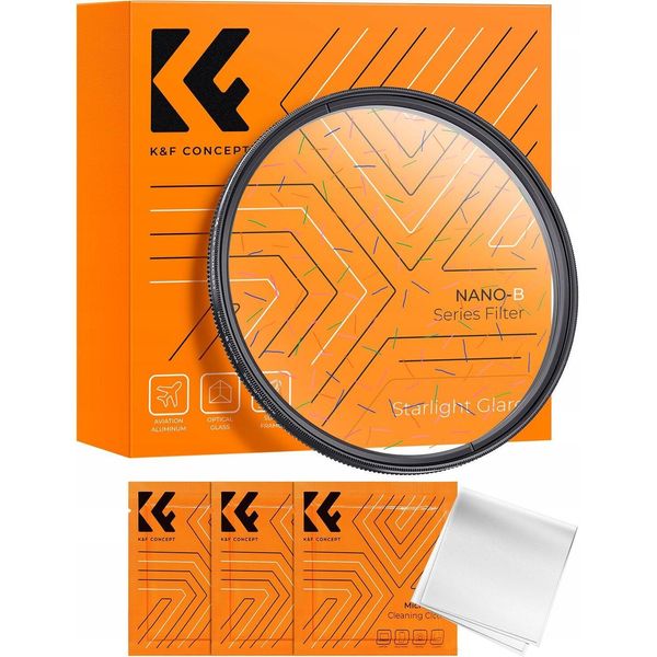 Filtro Starlight Glare Colour Rainbow Flare K&F NANO-B Mrc 62 62Mm / KF01.2682-image