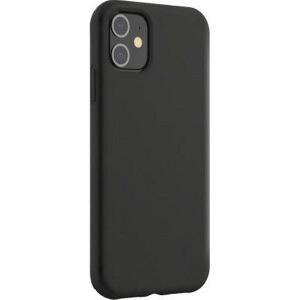 Bigben Connected, Custodia Per Apple Iphone 12 Mini, Silicone Rigido, Morbida Al Tatto, Nero-image