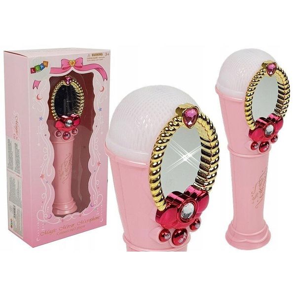Specchio Magico Con Microfono, Luce Usb Rosa-image