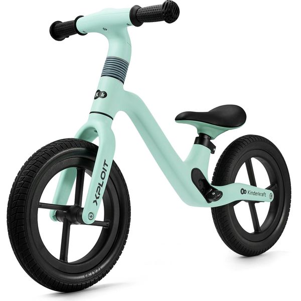 Kinderkraft Xploit - Balance Bike - Design Sportivo - Sella E Manubrio Regolabili - Ruote Inpoliuretanoantiforatura - Leggera - Da 2 Anni - Turchese-image