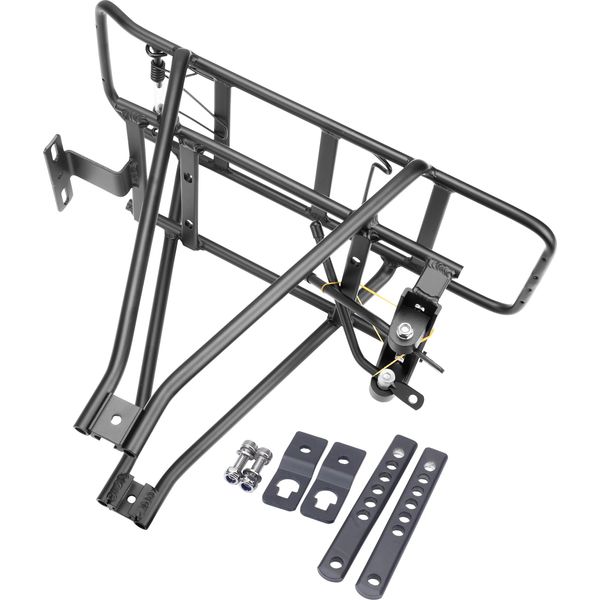 Powersmart 20" Nero Alluminio Mountain Bike City Bike E-Bike Portapacchi Bicicletta Portapacchi Regolabile Portapacchi Bicicletta"-image