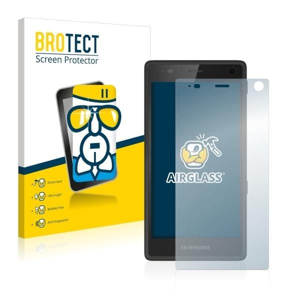 Pellicola In Vetro Blindato Brotect® Airglass® Per Fairphone 3, Anche FP2 E 4 : Fairphone 3 Clear In Versione Speciale Con Accessori: Fairphone 3 Clear-image