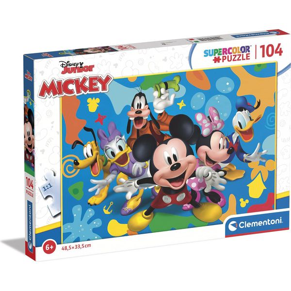 Clementoni - Puzzle Disney Mickey I Przyjaciele 104 Elem. - Oficjalny Produkt-image