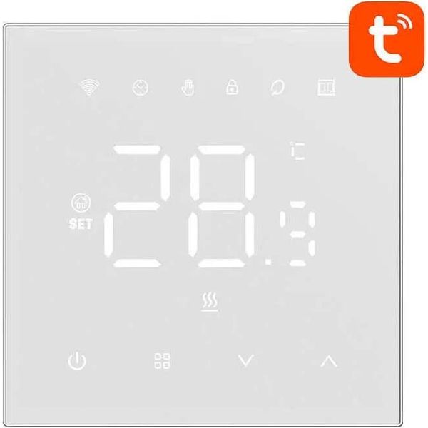Avatto Wt410-16A-W Termostato Intelligente Riscaldamento Elettrico 16A Wifi-image