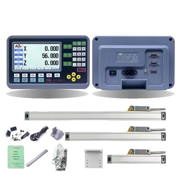 Set Dro Lcd, Opzioni 2/3 Assi, Supporto Multilingue, Misura Di Alta Precisione, Set Dro Lcd A 3 Assi-image