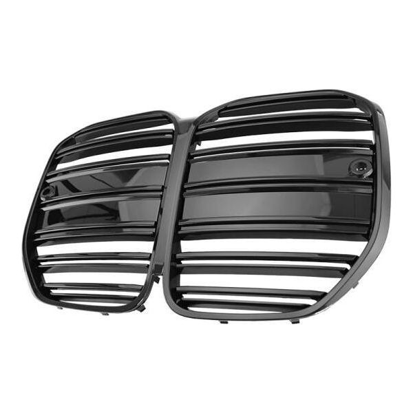 Sport Grill Griglia Radiatore Nero Lucido Per Bmw 4ER G22 G23 Doppelsteg Lucido-image