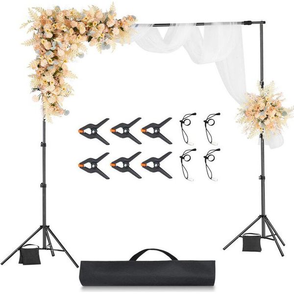Supporto Per Sfondo Regolabile 260X300Cm - Sistema Di Sfondo Per Studio Fotografico - Robusto E Regolabile-image