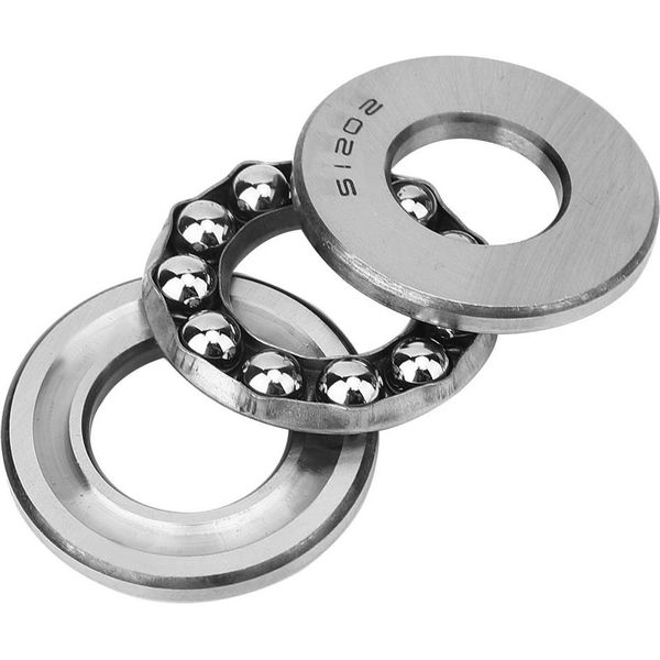 5Pcs 51202 Piano Assiale Palla Spinta Pressione Cuscinetto A Basso Rumore Singola Colonna Accessorio Industriale-image
