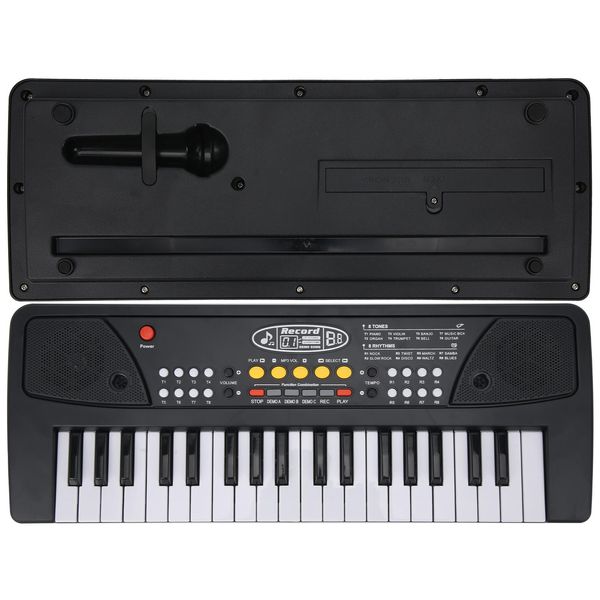 Pianoforte Elettronico Per Bambini, Pianoforte Elettronico A 37 Tasti, Tastiera Del Pianoforte Elettronico Per Bambini, Tastiera Elettronica Per Musica, Pianoforte A Tastiera Per Bambini, Strumenti Musicali-image