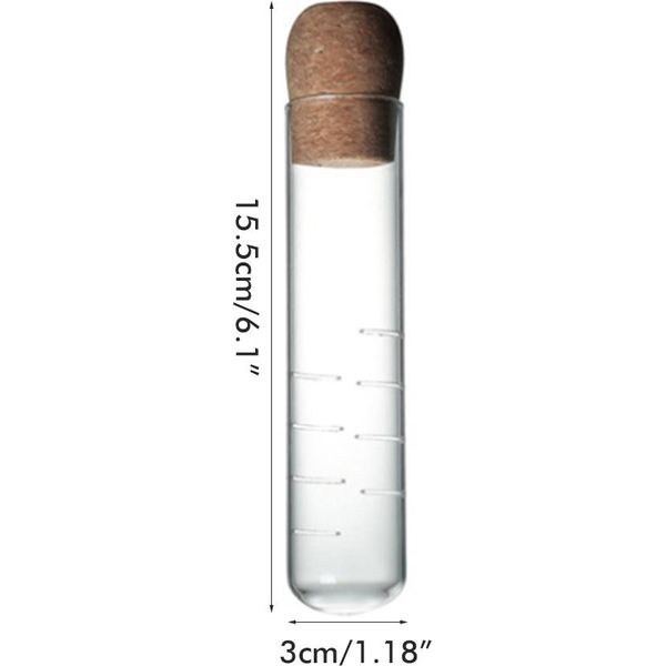 Colino Da Tè In Vetro Termoresistente, Colino Da Tè Trasparente Per Tazze-image