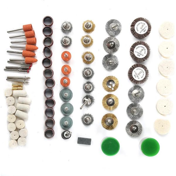 145PCS Set Di Accessori Per Utensili Rotanti Per Mini Trapano Smerigliatrice Elettrica Lucidatura Taglio-image