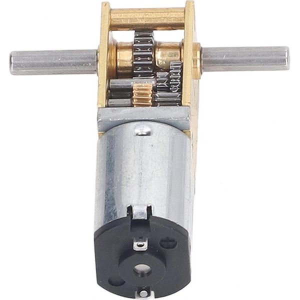 Motore A Ingranaggi Dc, Motoriduttore A Vite Senza Fine, Motore Di Riduzione Dc, Motoriduttore A Vite Senza Fine A Doppio Albero, Motoriduttore DC12V, Motoriduttore 136RPM-image