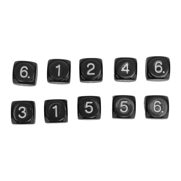 Dadi Numerici Da 16 Mm, Dadi Da Gioco Da Tavolo A 6 Facce, Dadi Per L'insegnamento Dei Numeri, Dadi Poliedrici Da Gioco Da Tavolo, Dadi Per L'apprendimento, Dadi Per L'insegnamento In Classe-image