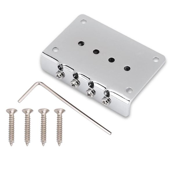 Ponte Per Chitarra, Ponte Per Chitarra Elettrica, Ponte Fisso, Ponte Regolabile Per Chitarra, Ponte Per Chitarra A 4 Corde, Ponte Per Chitarra-Basso, Ponte Per Basso, Ponte Per Ukulele-image