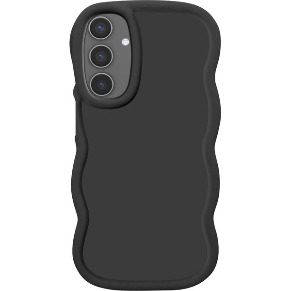 Avizar, Cover Per Samsung Galaxy S24 E S25 In Silicone Antiurto Serie Candy, Nero-image