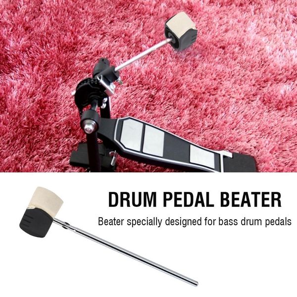 Battitore A Pedale Per Tamburo, Battitore A Pedale, Battitore A Pedale In Feltro, Battitore A Pedale Per Basso, Battitore A Pedale Per Percussioni, Accessorio Per Pedale Per Tamburo-image