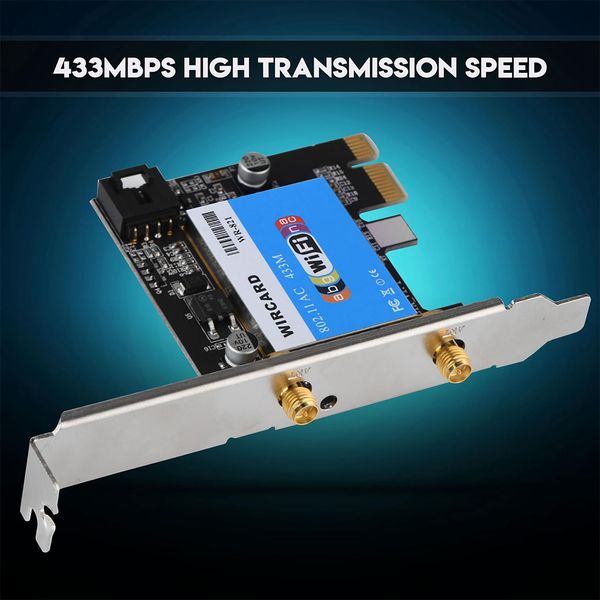 Scheda Di Rete Pcie, Scheda Ethernet, Scheda Wireless Pci Express, Scheda Di Espansione Pcie, Scheda Wireless Pcie Dual Band, Scheda Di Rete Bluetooth-image