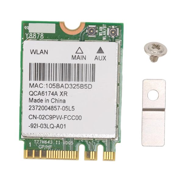 Scheda Di Rete Wireless, 867M 2,4 Ghz 5 Ghz Dual Band, Scheda Wireless Pcb Resistente All'usura Con Interfaccia M.2 Per Computer Portatili-image