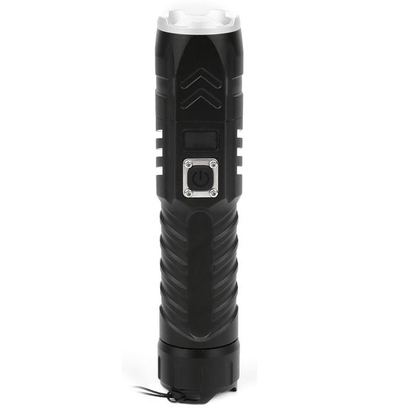 Mini Torcia Led, Mini Torcia Da Esterno, Torcia In Lega Di Alluminio, Torcia Focalizzabile Zoomabile, Torcia Ricaricabile Usb, Torcia Ultra Luminosa-image