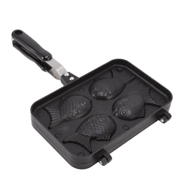 Stampo Per Pesce Taiyaki Teglia Per Torte Teglia Antiaderente Per Taiyaki Doppia Teglia Per Cialde-image