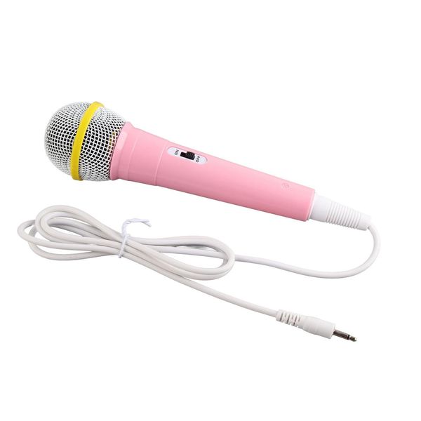Microfono A Filo Per Bambini, Spina Da 3,5 Mm, Bassa Distorsione, Giocattolo Musicale Portatile, Microfono Da Canto Per Bambini Per Feste In Famiglia Con Karaoke-image