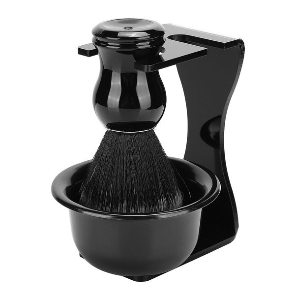 Pennello Da Barba, Ciotola Da Barba, Supporto Per Pennello Da Barba, Strumento Per La Pulizia Della Barba, Strumento Per La Rasatura Della Barba Da Uomo-image
