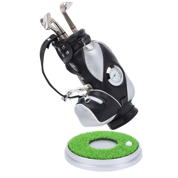 Set Di Penne Da Golf, Borsa Da Golf Da Tavolo, Mini Borsa Da Golf, Set Di Penne Da Golf, Set Regalo Di Penne Da Golf, Borsa Di Penne Da Golf Con Base-image