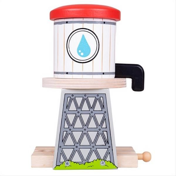 Torre Dell'acqua Con Binari In Legno Bigjigs-image