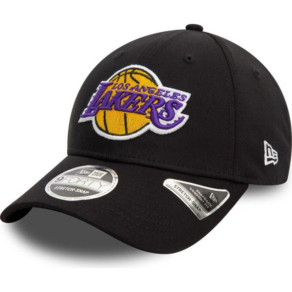 Cappellino New Era 9Forty Stretch-Snap - Los Angeles Lakers Nero-image