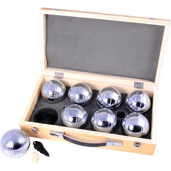 Engelhart Longfield Games Jeu De Boule 8 Palline - In Scatola Di Legno-image