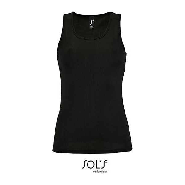 Sols 02117 | Canotta Sportiva Da Donna - Colore: Nero - Taglia: Xs-image
