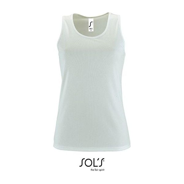 Sols 02117 | Canotta Sportiva Da Donna - Colore: Bianco - Taglia: S-image