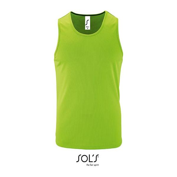 Sols 02073 | Canotta Sportiva Da Uomo - Colore: Verde Neon - Taglia: Xl-image
