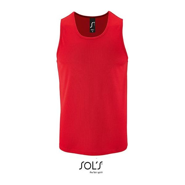 Sols 02073 | Canotta Sportiva Da Uomo - Colore: Rosso - Taglia: 3XL-image