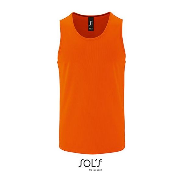 Sols 02073 | Canotta Sportiva Da Uomo Sporty - Colore: Arancione - Taglia: Xxl-image