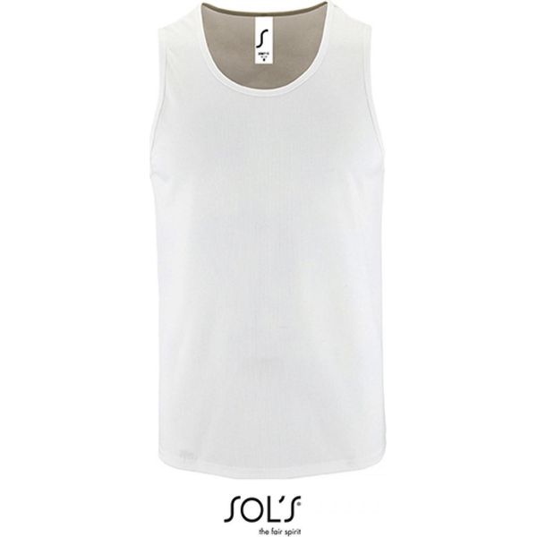 Sols 02073 | Canotta Sportiva Da Uomo - Colore: Bianco - Taglia: S-image