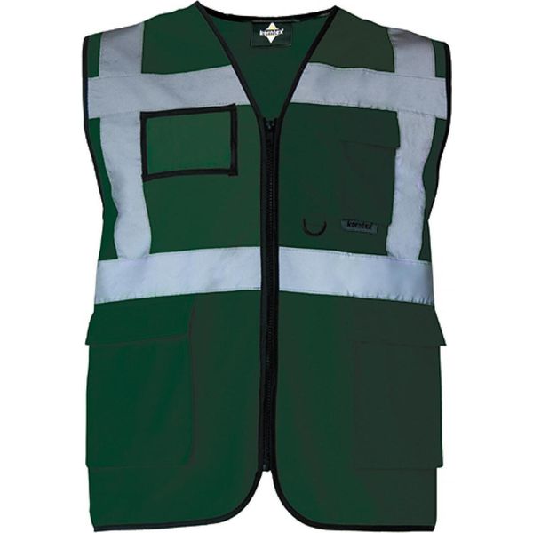 Korntex Kxmf | Gilet Di Segnalazione Multifunzione Executive - Colore: Verde Paramedico - Taglia: Xl-image