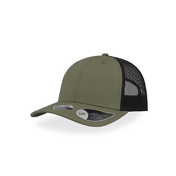 Atlantis Reth | Recy Three Cap, 6-Panel-Mesh-Cap - Colore: Olive/Black - Taglia: One Size-image