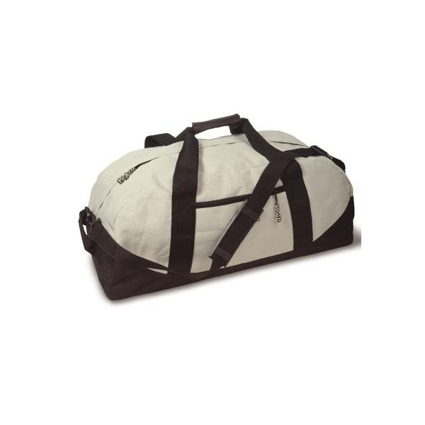 Borsa Sportiva Nottingham | 60 X 28 X 28 Cm - Colore: Grigio Chiaro/Nero - Dimensioni: 60 X 28 X 28 Cm-image